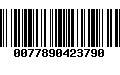 Código de Barras 0077890423790