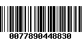 Código de Barras 0077890448830