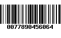 Código de Barras 0077890456064