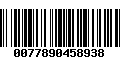 Código de Barras 0077890458938