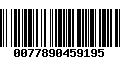 Código de Barras 0077890459195