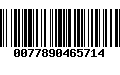 Código de Barras 0077890465714