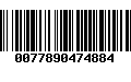 Código de Barras 0077890474884