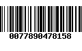 Código de Barras 0077890478158