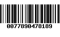 Código de Barras 0077890478189