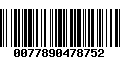 Código de Barras 0077890478752