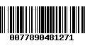 Código de Barras 0077890481271