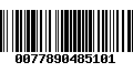 Código de Barras 0077890485101