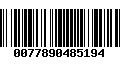 Código de Barras 0077890485194