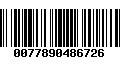 Código de Barras 0077890486726