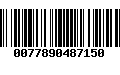 Código de Barras 0077890487150