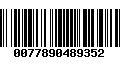 Código de Barras 0077890489352