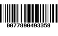 Código de Barras 0077890493359