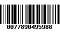 Código de Barras 0077890495988