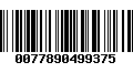 Código de Barras 0077890499375