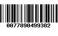 Código de Barras 0077890499382