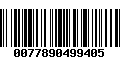 Código de Barras 0077890499405