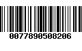 Código de Barras 0077890508206