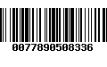 Código de Barras 0077890508336