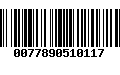 Código de Barras 0077890510117