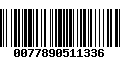 Código de Barras 0077890511336