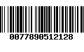 Código de Barras 0077890512128