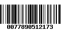 Código de Barras 0077890512173