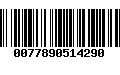 Código de Barras 0077890514290