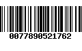 Código de Barras 0077890521762