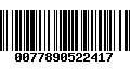 Código de Barras 0077890522417