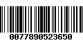 Código de Barras 0077890523650