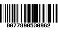 Código de Barras 0077890530962