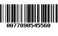 Código de Barras 0077890545560