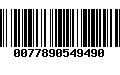 Código de Barras 0077890549490