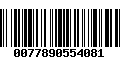 Código de Barras 0077890554081