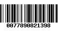 Código de Barras 0077890821398