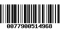 Código de Barras 0077900514968