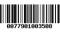 Código de Barras 0077901003508