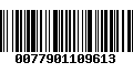 Código de Barras 0077901109613