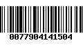 Código de Barras 0077904141504