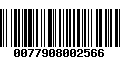 Código de Barras 0077908002566