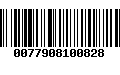 Código de Barras 0077908100828