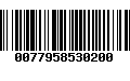 Código de Barras 0077958530200