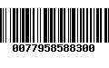 Código de Barras 0077958588300