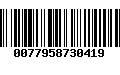 Código de Barras 0077958730419