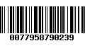 Código de Barras 0077958790239