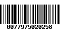Código de Barras 0077975020258