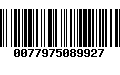 Código de Barras 0077975089927