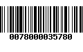 Código de Barras 0078000035780