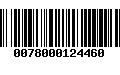 Código de Barras 0078000124460